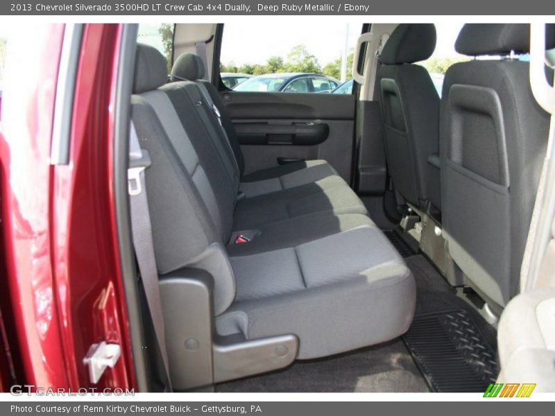 Rear Seat of 2013 Silverado 3500HD LT Crew Cab 4x4 Dually