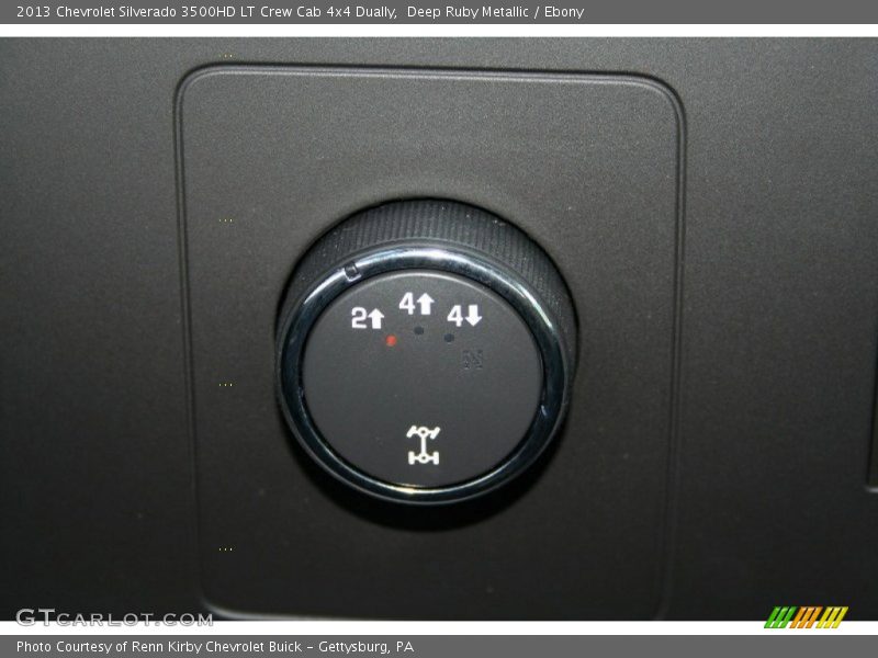 Controls of 2013 Silverado 3500HD LT Crew Cab 4x4 Dually