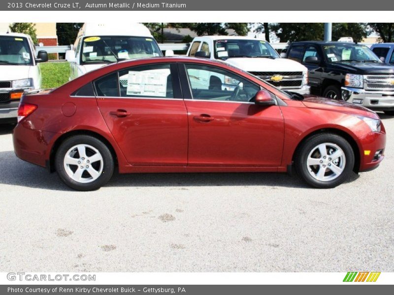 Autumn Metallic / Medium Titanium 2013 Chevrolet Cruze LT
