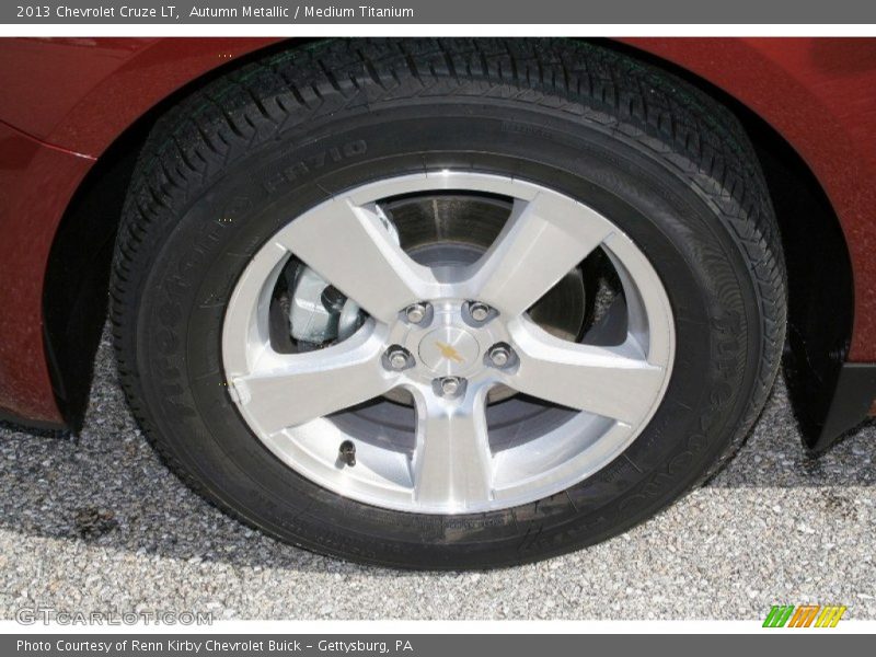 Autumn Metallic / Medium Titanium 2013 Chevrolet Cruze LT