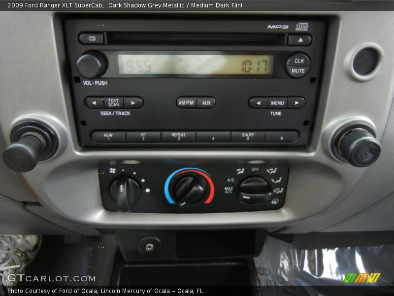 Dark Shadow Grey Metallic / Medium Dark Flint 2009 Ford Ranger XLT SuperCab