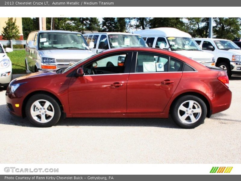 Autumn Metallic / Medium Titanium 2013 Chevrolet Cruze LT