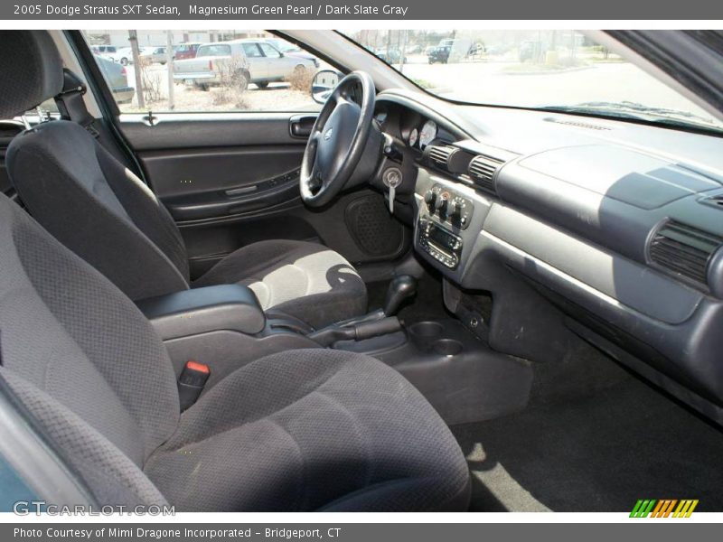 Magnesium Green Pearl / Dark Slate Gray 2005 Dodge Stratus SXT Sedan