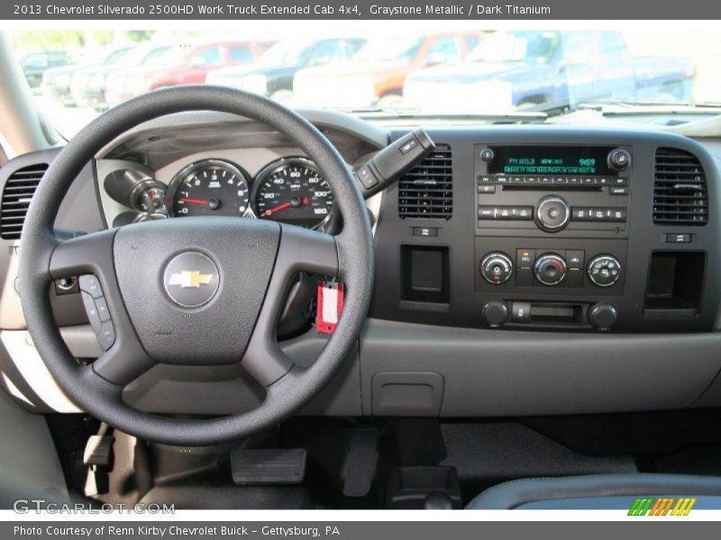 Dashboard of 2013 Silverado 2500HD Work Truck Extended Cab 4x4
