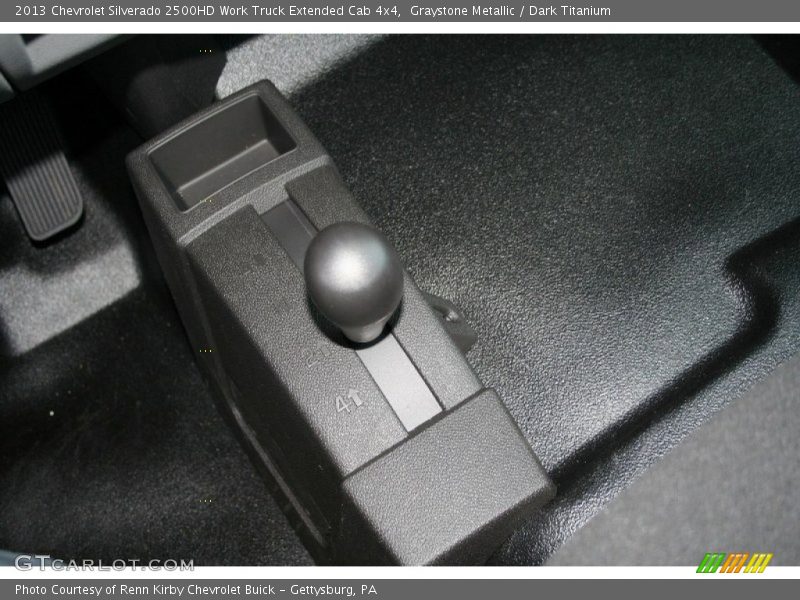 Graystone Metallic / Dark Titanium 2013 Chevrolet Silverado 2500HD Work Truck Extended Cab 4x4