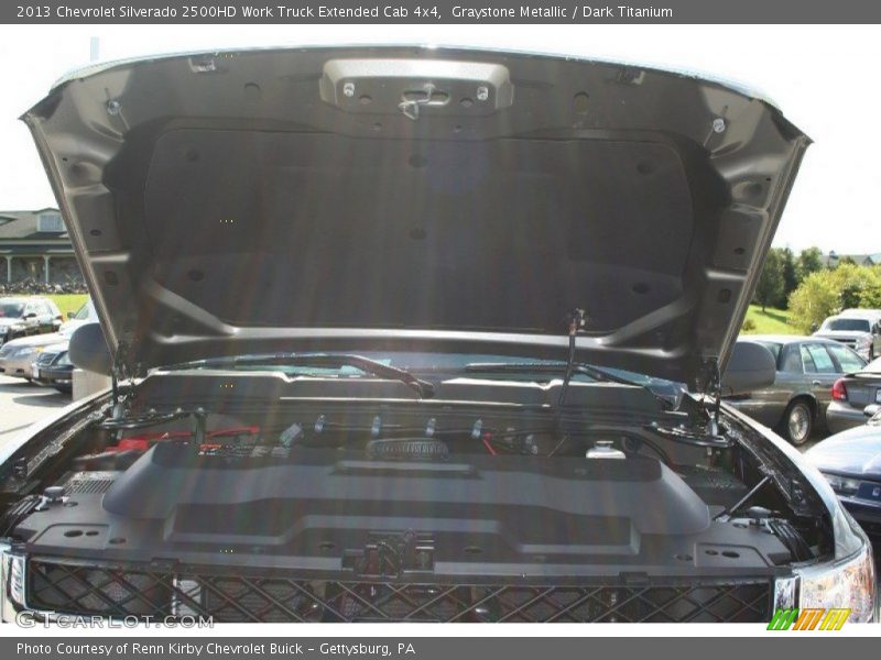 Graystone Metallic / Dark Titanium 2013 Chevrolet Silverado 2500HD Work Truck Extended Cab 4x4