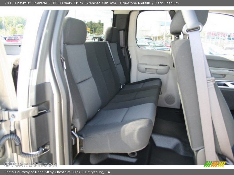 Rear Seat of 2013 Silverado 2500HD Work Truck Extended Cab 4x4