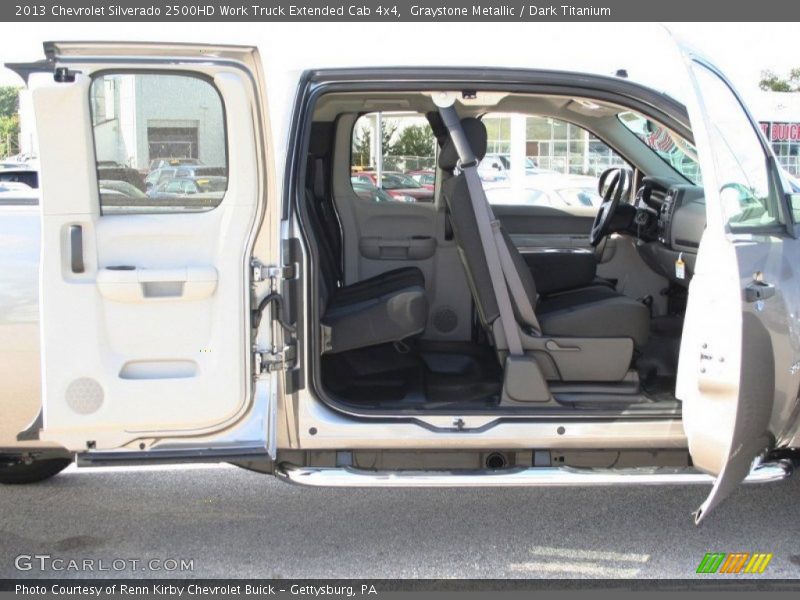  2013 Silverado 2500HD Work Truck Extended Cab 4x4 Dark Titanium Interior