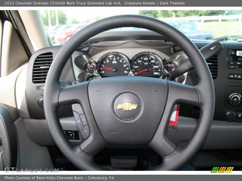  2013 Silverado 2500HD Work Truck Extended Cab 4x4 Steering Wheel