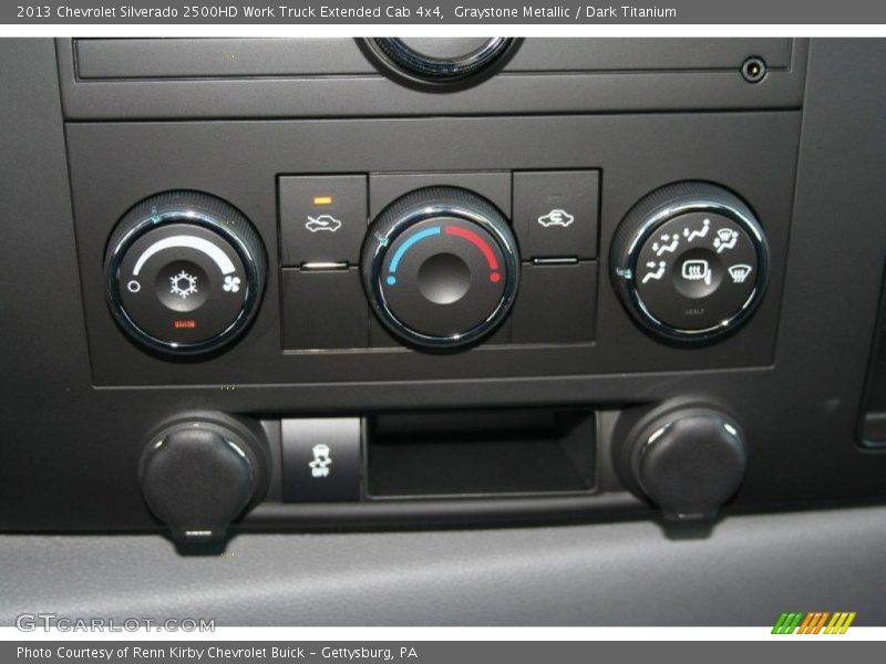 Controls of 2013 Silverado 2500HD Work Truck Extended Cab 4x4