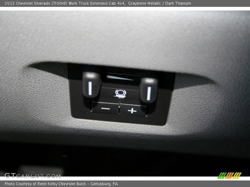 Controls of 2013 Silverado 2500HD Work Truck Extended Cab 4x4
