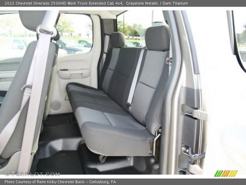 Rear Seat of 2013 Silverado 2500HD Work Truck Extended Cab 4x4