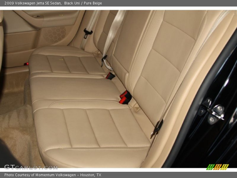 Black Uni / Pure Beige 2009 Volkswagen Jetta SE Sedan