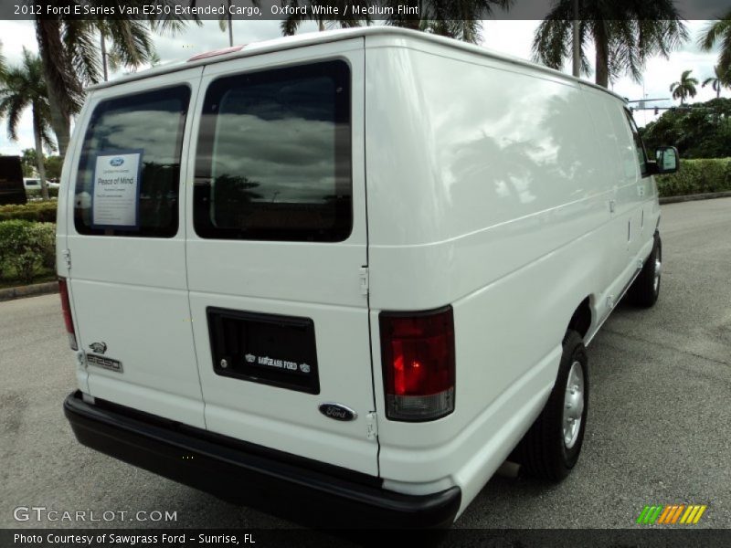 Oxford White / Medium Flint 2012 Ford E Series Van E250 Extended Cargo