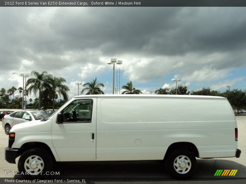 Oxford White / Medium Flint 2012 Ford E Series Van E250 Extended Cargo