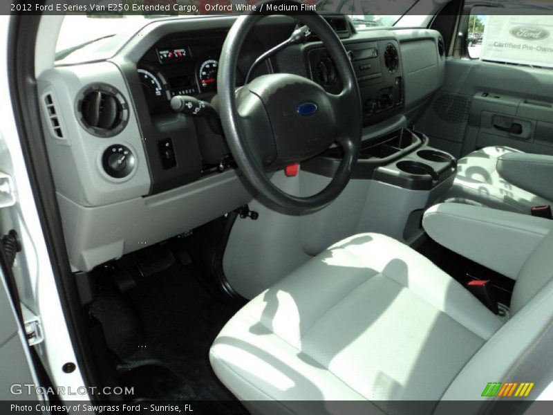  2012 E Series Van E250 Extended Cargo Medium Flint Interior