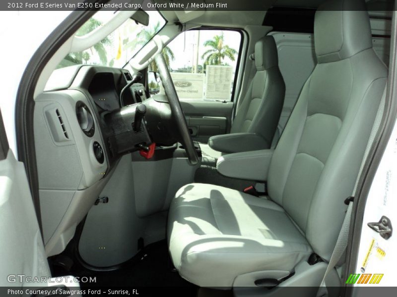 Oxford White / Medium Flint 2012 Ford E Series Van E250 Extended Cargo