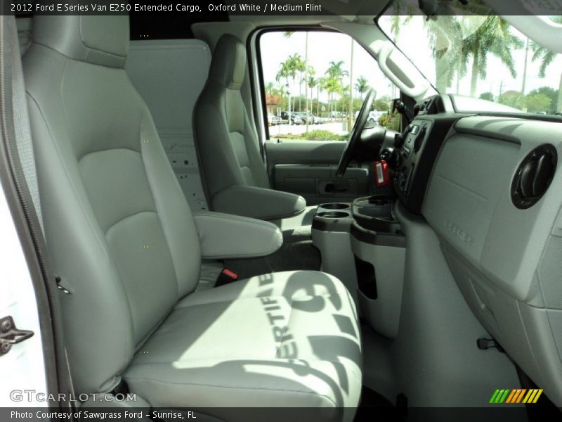  2012 E Series Van E250 Extended Cargo Medium Flint Interior