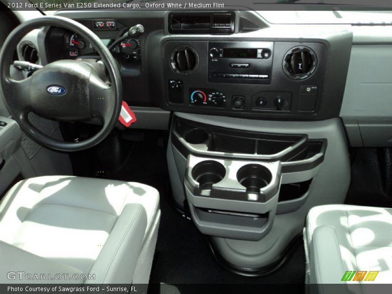 Dashboard of 2012 E Series Van E250 Extended Cargo