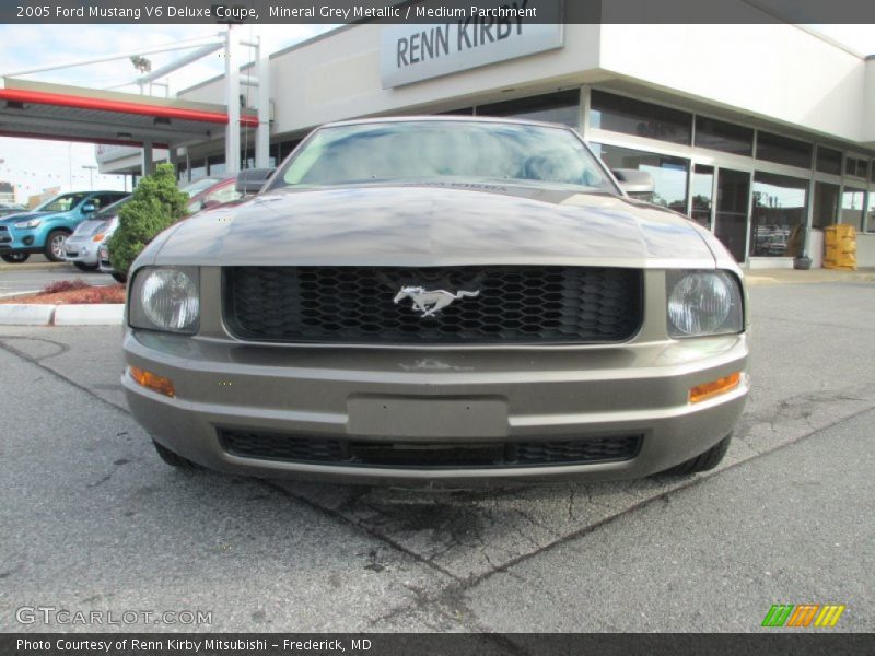 Mineral Grey Metallic / Medium Parchment 2005 Ford Mustang V6 Deluxe Coupe