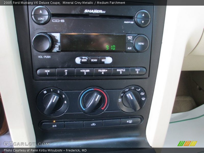 Mineral Grey Metallic / Medium Parchment 2005 Ford Mustang V6 Deluxe Coupe