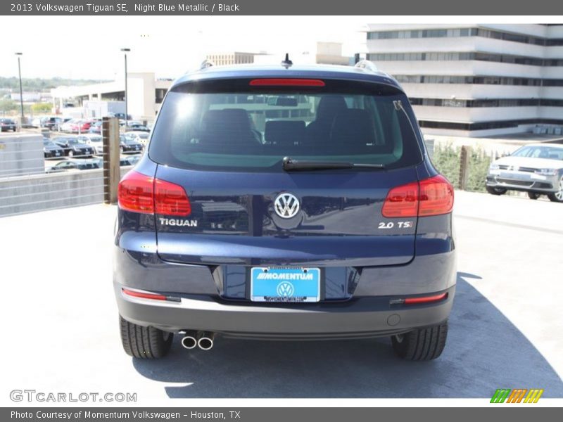 Night Blue Metallic / Black 2013 Volkswagen Tiguan SE