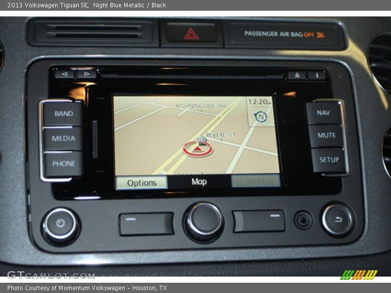 Night Blue Metallic / Black 2013 Volkswagen Tiguan SE