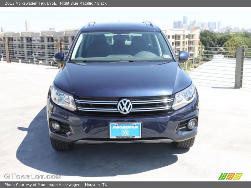 Night Blue Metallic / Black 2013 Volkswagen Tiguan SE