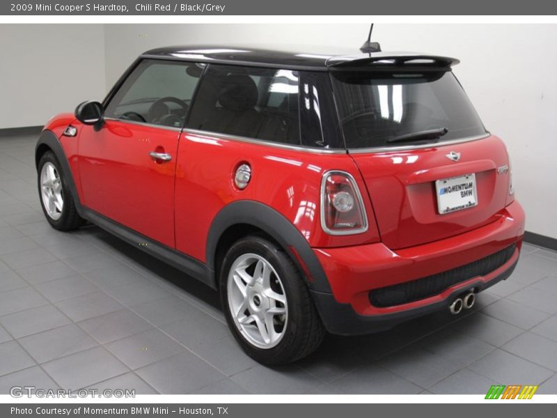 Chili Red / Black/Grey 2009 Mini Cooper S Hardtop