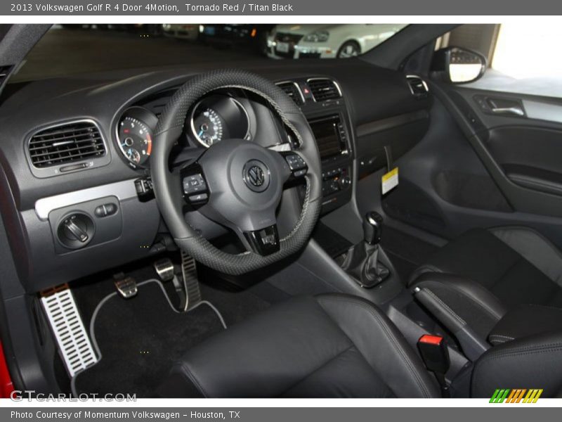 Tornado Red / Titan Black 2013 Volkswagen Golf R 4 Door 4Motion