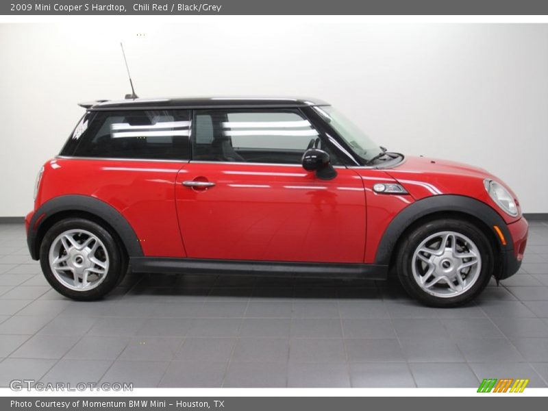 Chili Red / Black/Grey 2009 Mini Cooper S Hardtop
