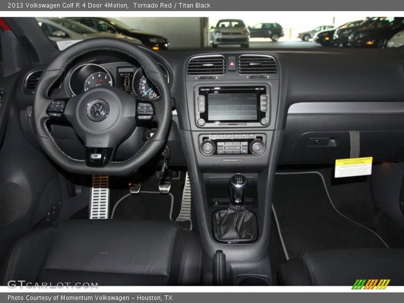 Tornado Red / Titan Black 2013 Volkswagen Golf R 4 Door 4Motion