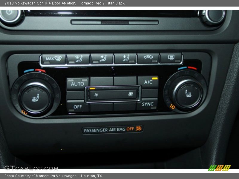 Controls of 2013 Golf R 4 Door 4Motion
