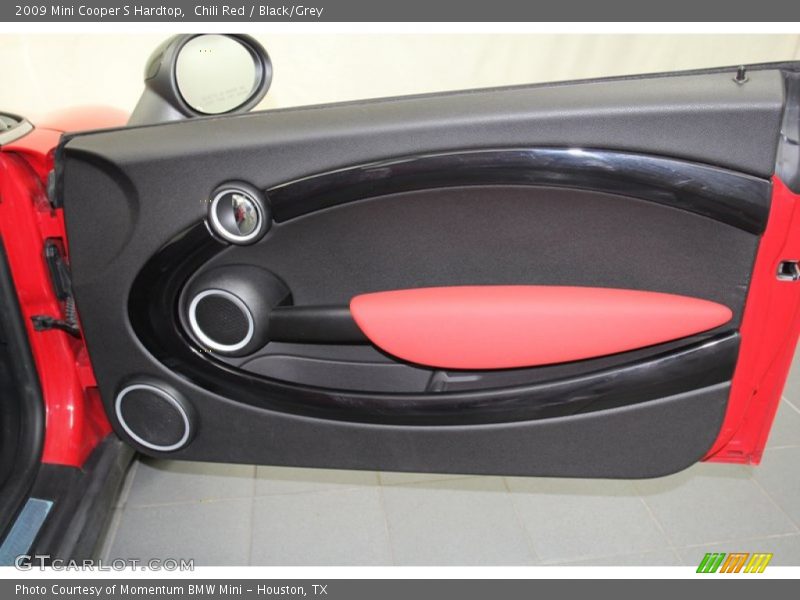 Chili Red / Black/Grey 2009 Mini Cooper S Hardtop