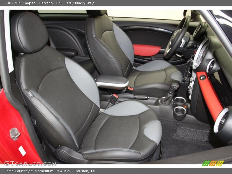 Chili Red / Black/Grey 2009 Mini Cooper S Hardtop