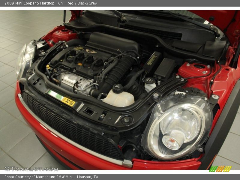 Chili Red / Black/Grey 2009 Mini Cooper S Hardtop
