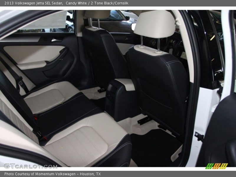 Candy White / 2 Tone Black/Cornsilk 2013 Volkswagen Jetta SEL Sedan