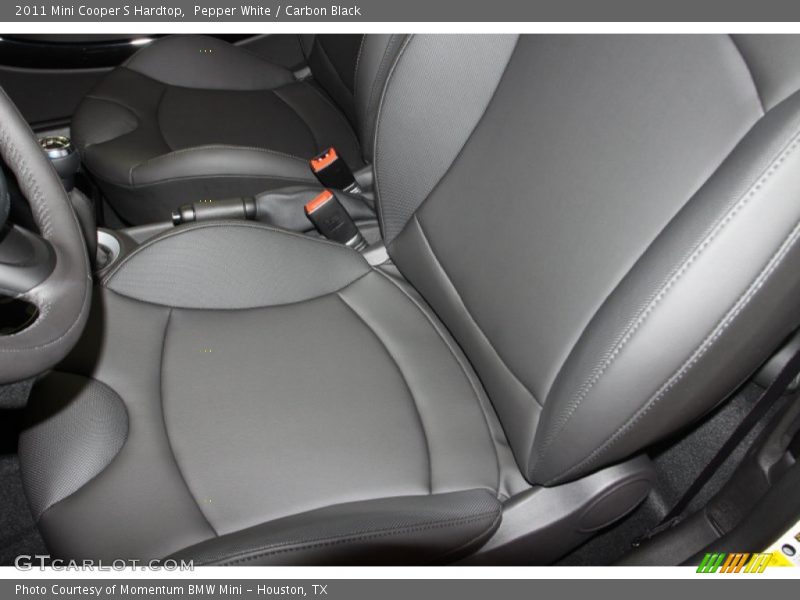 Pepper White / Carbon Black 2011 Mini Cooper S Hardtop