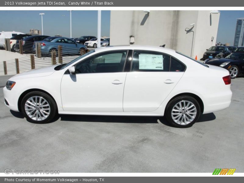 Candy White / Titan Black 2013 Volkswagen Jetta TDI Sedan