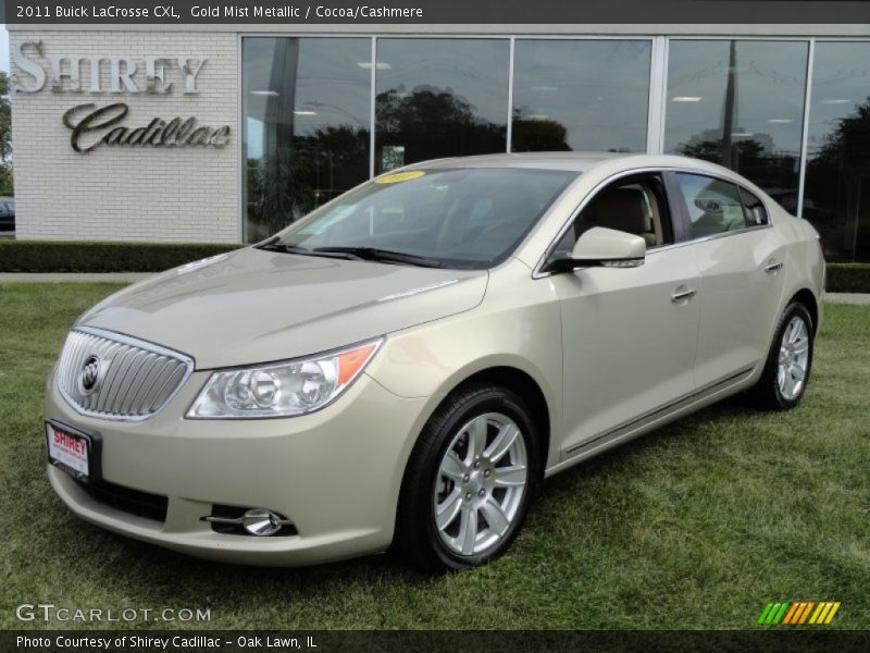 Gold Mist Metallic / Cocoa/Cashmere 2011 Buick LaCrosse CXL