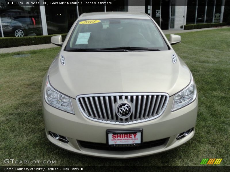 Gold Mist Metallic / Cocoa/Cashmere 2011 Buick LaCrosse CXL