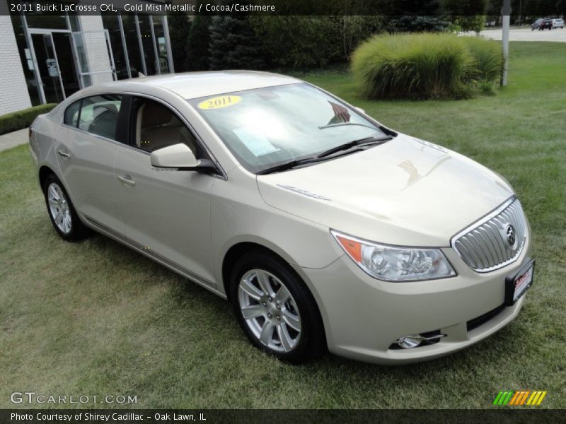 Gold Mist Metallic / Cocoa/Cashmere 2011 Buick LaCrosse CXL