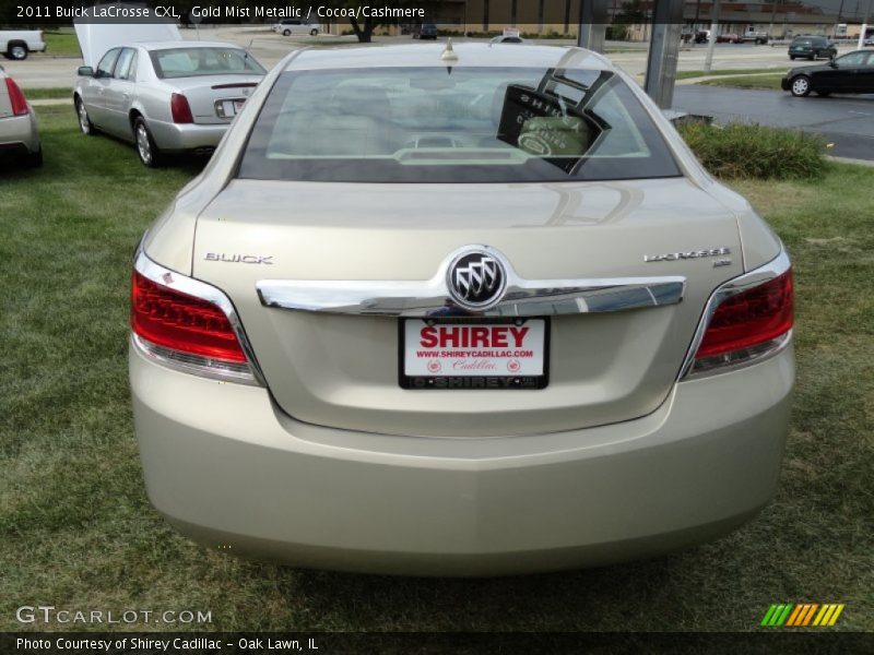 Gold Mist Metallic / Cocoa/Cashmere 2011 Buick LaCrosse CXL
