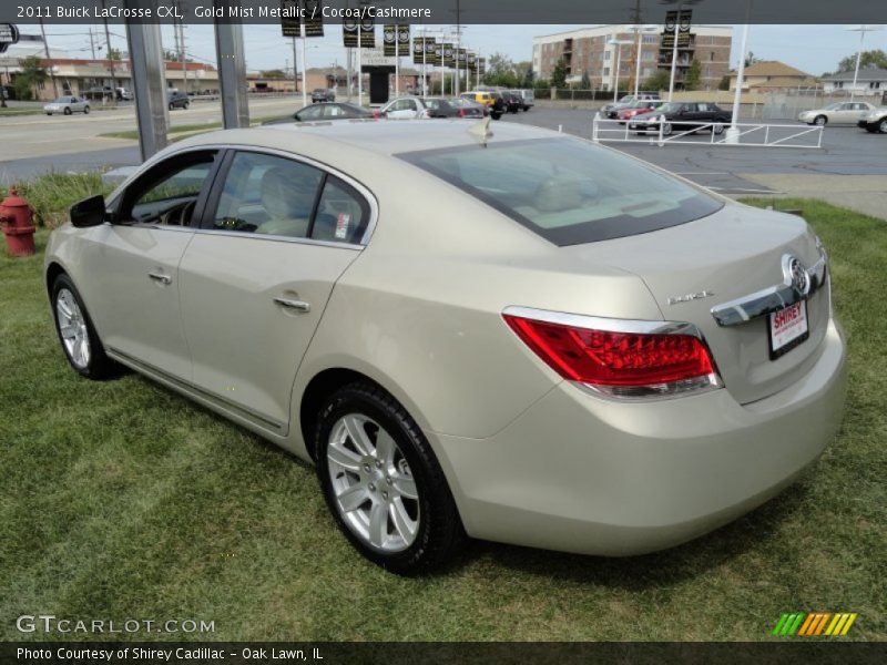 Gold Mist Metallic / Cocoa/Cashmere 2011 Buick LaCrosse CXL