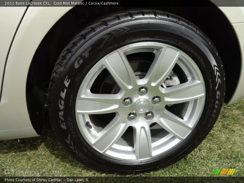 Gold Mist Metallic / Cocoa/Cashmere 2011 Buick LaCrosse CXL