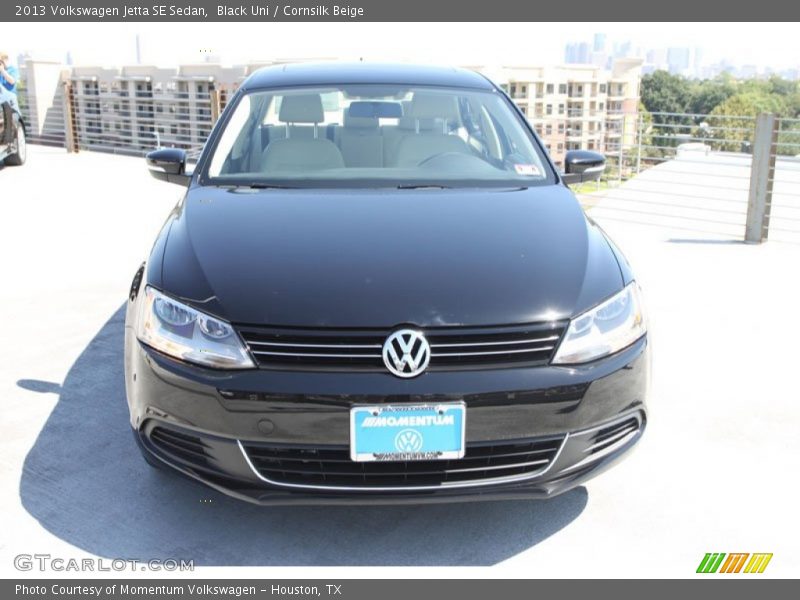 Black Uni / Cornsilk Beige 2013 Volkswagen Jetta SE Sedan