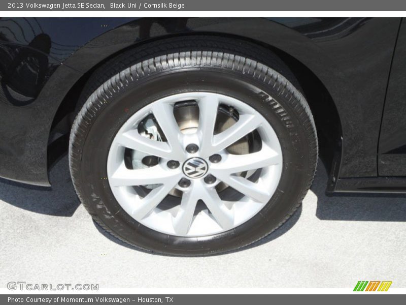 Black Uni / Cornsilk Beige 2013 Volkswagen Jetta SE Sedan