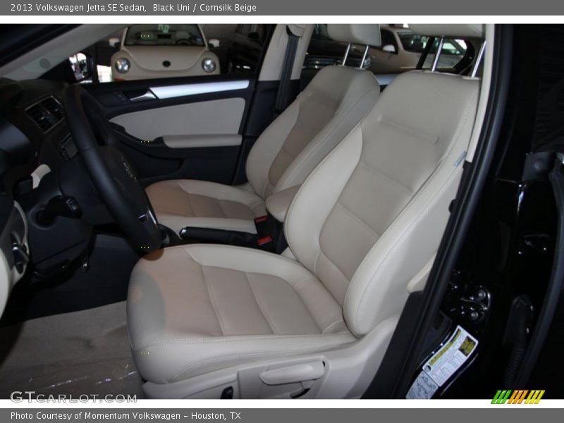Black Uni / Cornsilk Beige 2013 Volkswagen Jetta SE Sedan