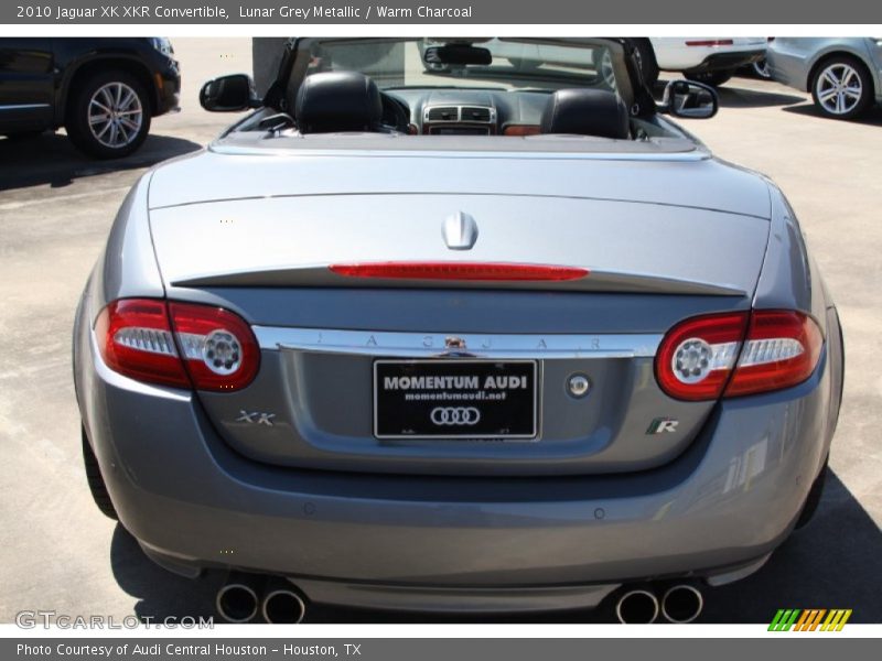 Lunar Grey Metallic / Warm Charcoal 2010 Jaguar XK XKR Convertible