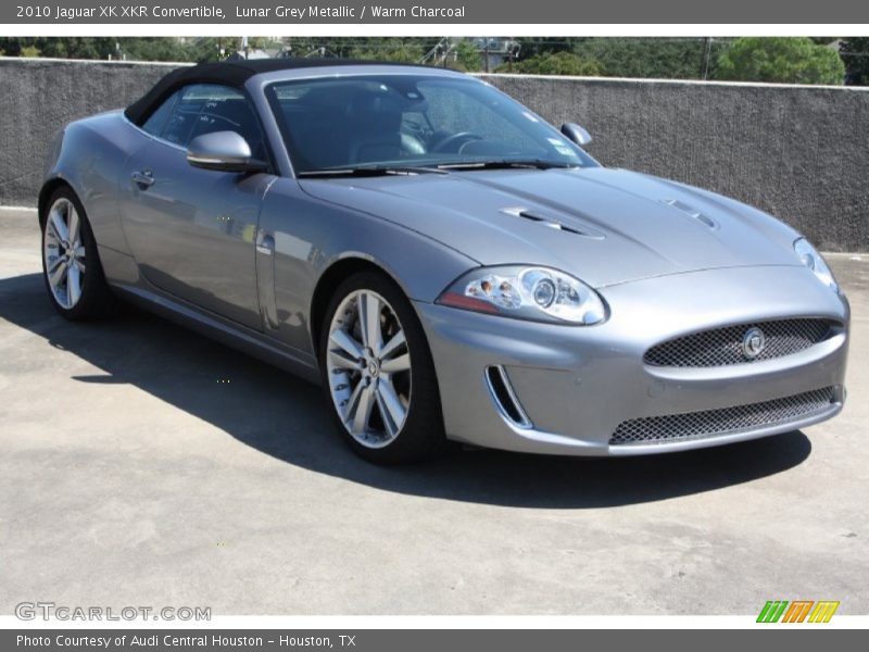 Lunar Grey Metallic / Warm Charcoal 2010 Jaguar XK XKR Convertible